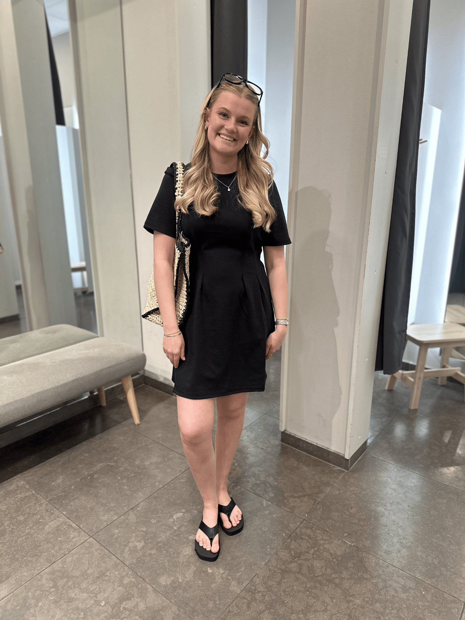 VMLUNA Short Dress - Black - VERO MODA & VILA Bergvik